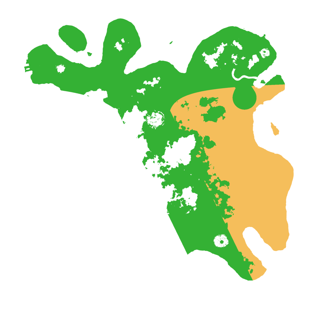 Biome Rust Map: Procedural Map, Size: 3500, Seed: 579687944