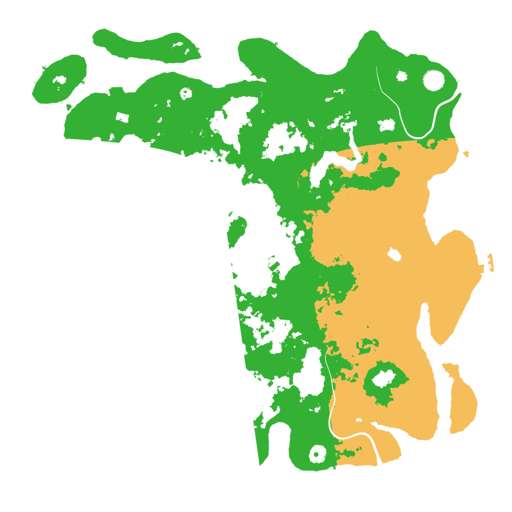 Biome Rust Map: Procedural Map, Size: 4300, Seed: 37095772
