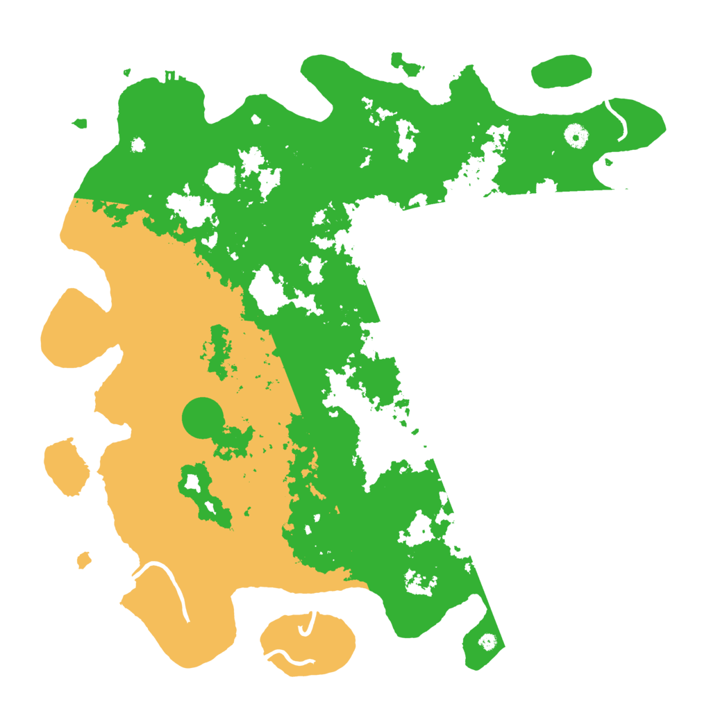 Biome Rust Map: Procedural Map, Size: 4500, Seed: 16497