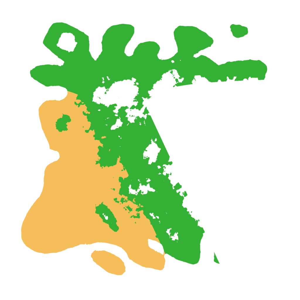 Biome Rust Map: Barren, Size: 3500, Seed: 1331519564