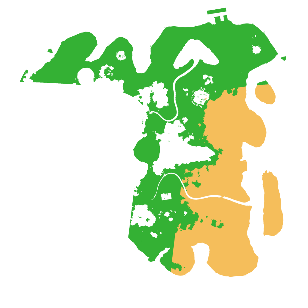 Biome Rust Map: Procedural Map, Size: 3250, Seed: 1086326397