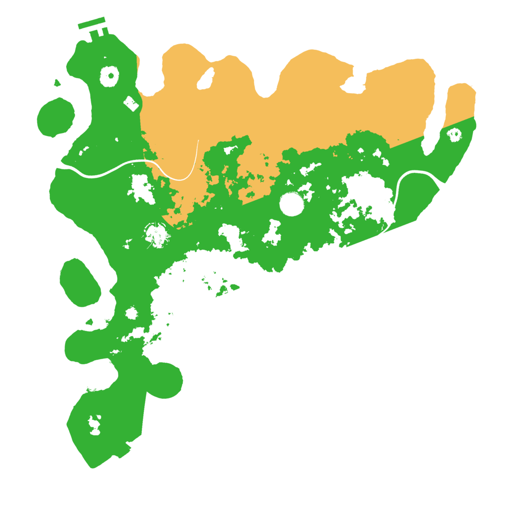 Biome Rust Map: Procedural Map, Size: 3750, Seed: 35883174