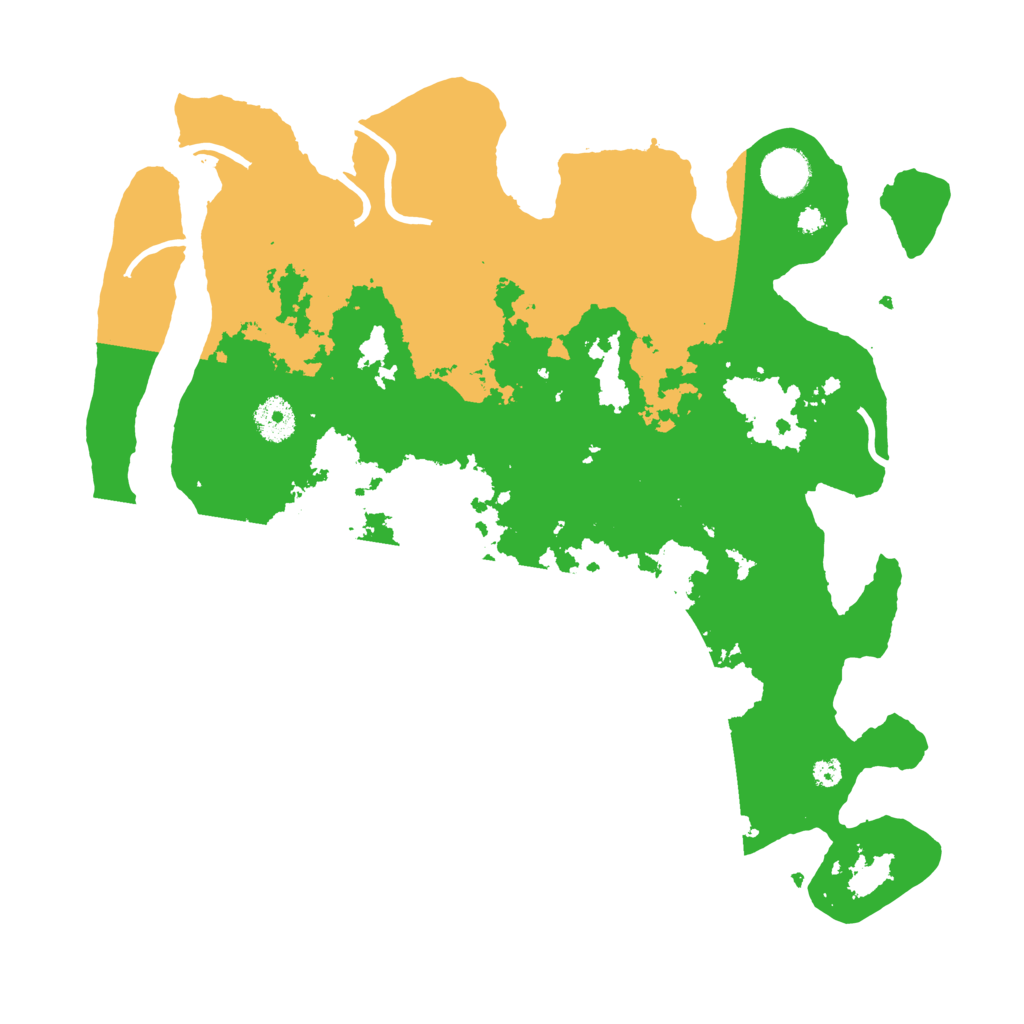 Biome Rust Map: Procedural Map, Size: 3650, Seed: 68803000