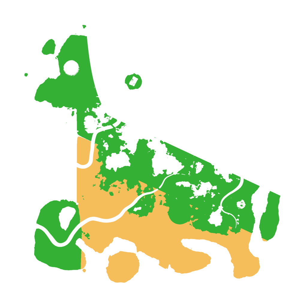 Biome Rust Map: Procedural Map, Size: 3600, Seed: 7000