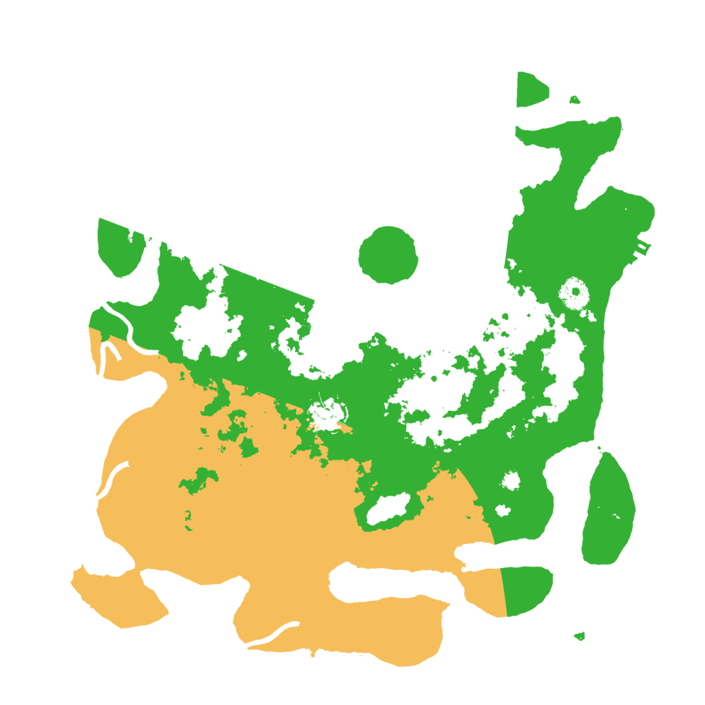 Biome Rust Map: Procedural Map, Size: 3500, Seed: 893592