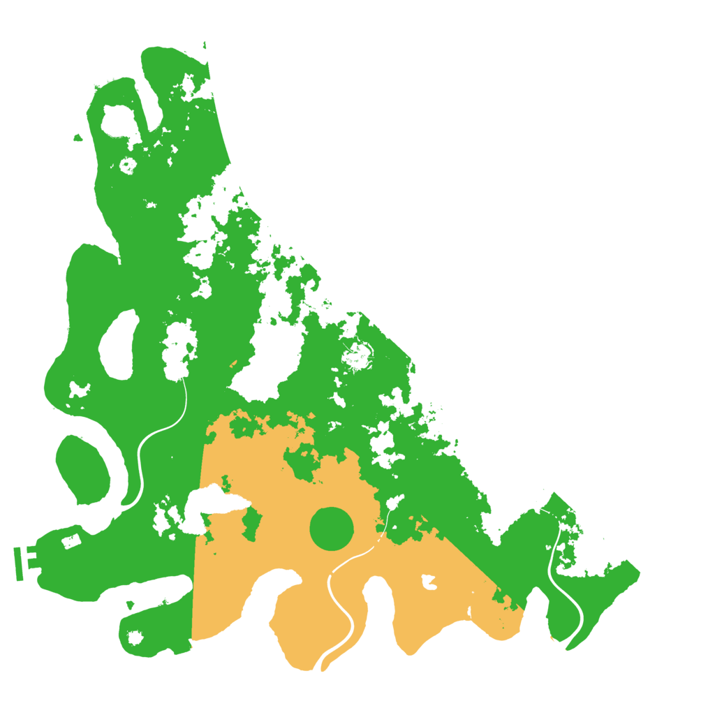 Biome Rust Map: Procedural Map, Size: 4300, Seed: 42339547