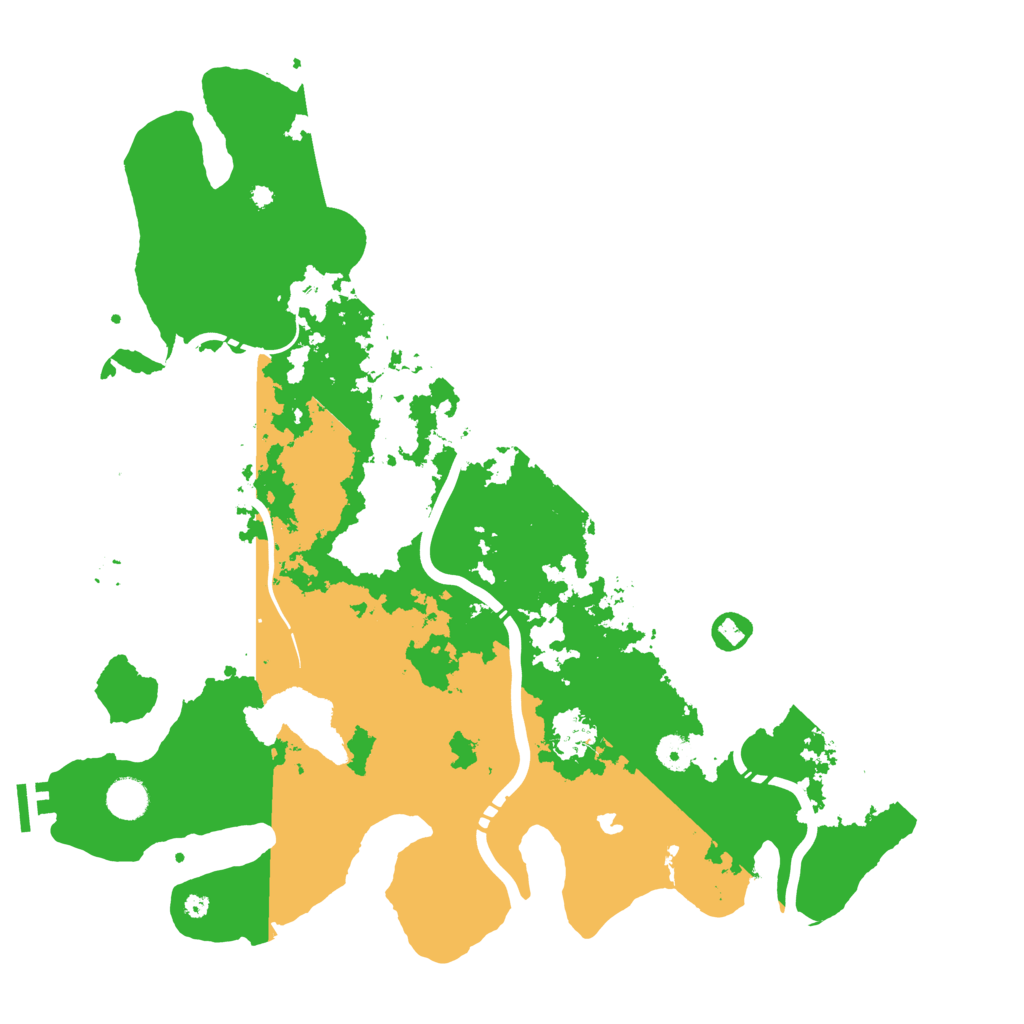 Biome Rust Map: Procedural Map, Size: 4300, Seed: 42339547
