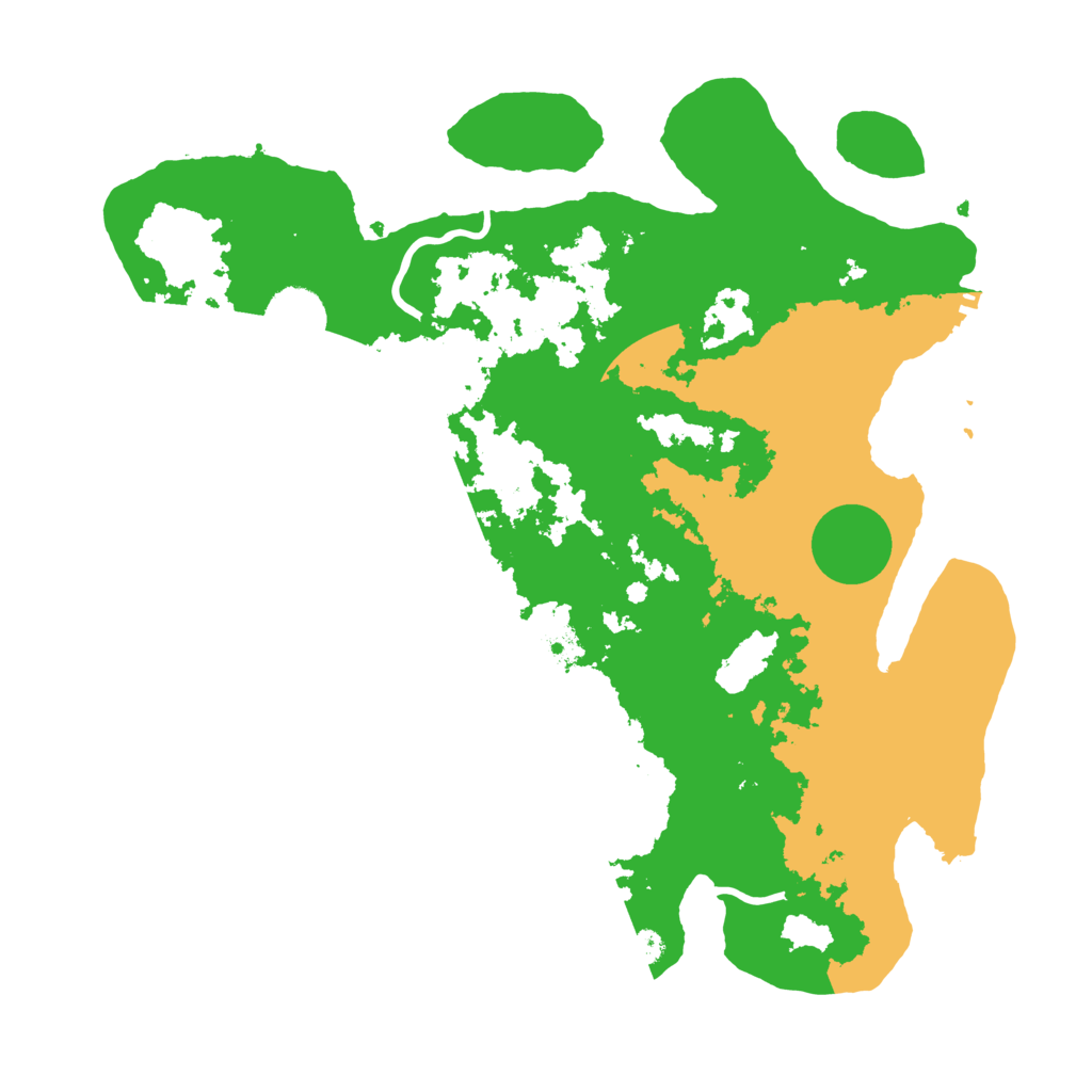 Biome Rust Map: Procedural Map, Size: 3600, Seed: 39893553