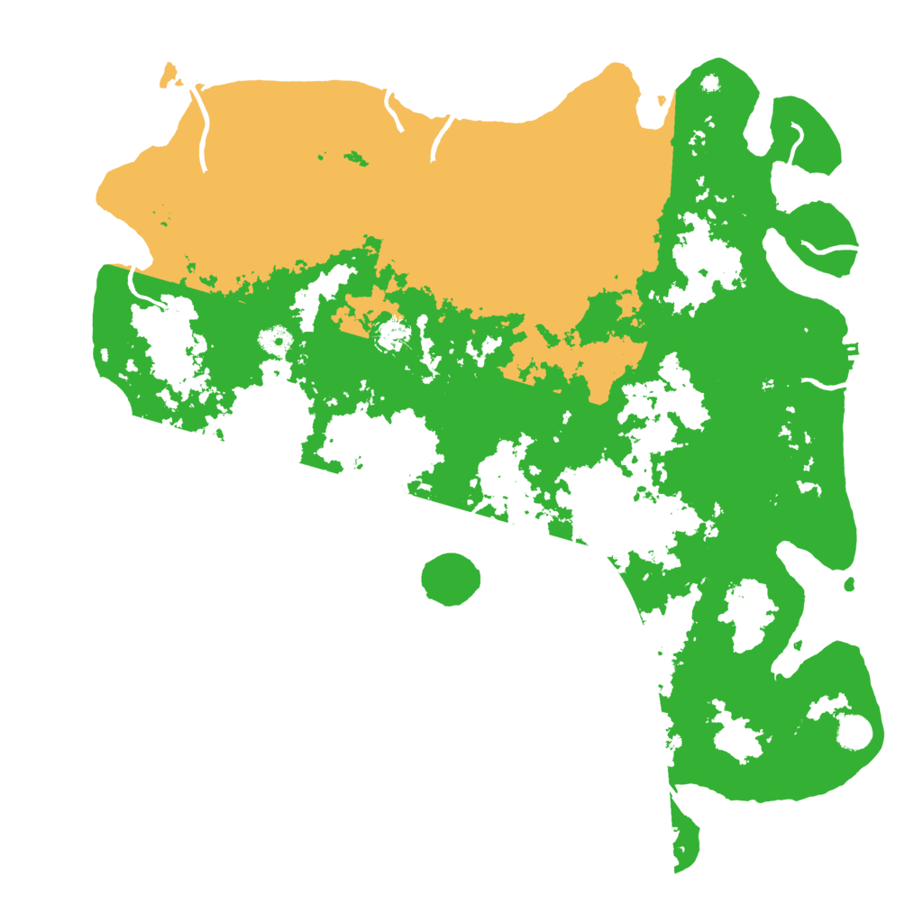 Biome Rust Map: Procedural Map, Size: 4680, Seed: 2147483647