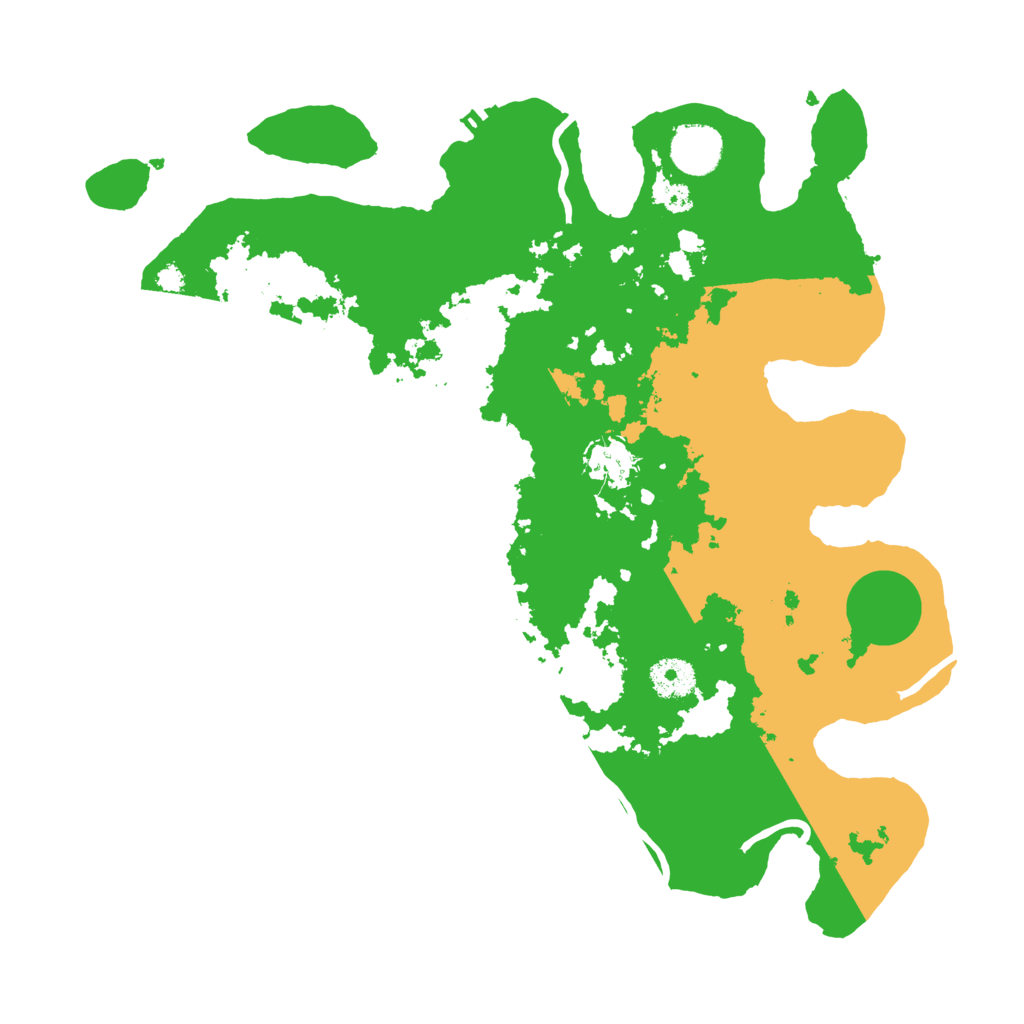 Biome Rust Map: Procedural Map, Size: 3600, Seed: 23667155