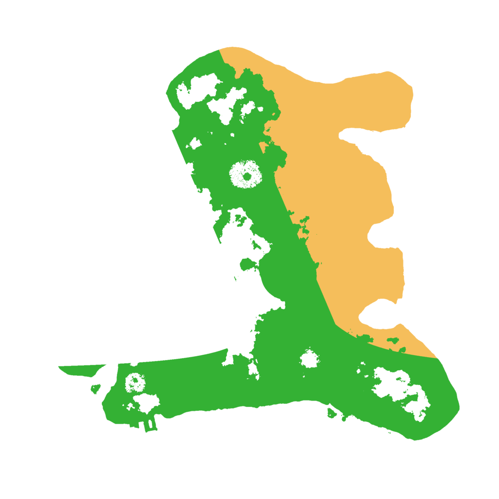 Biome Rust Map: Procedural Map, Size: 2500, Seed: 86756835