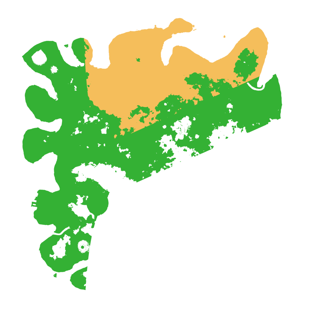 Biome Rust Map: Procedural Map, Size: 4000, Seed: 1235869464
