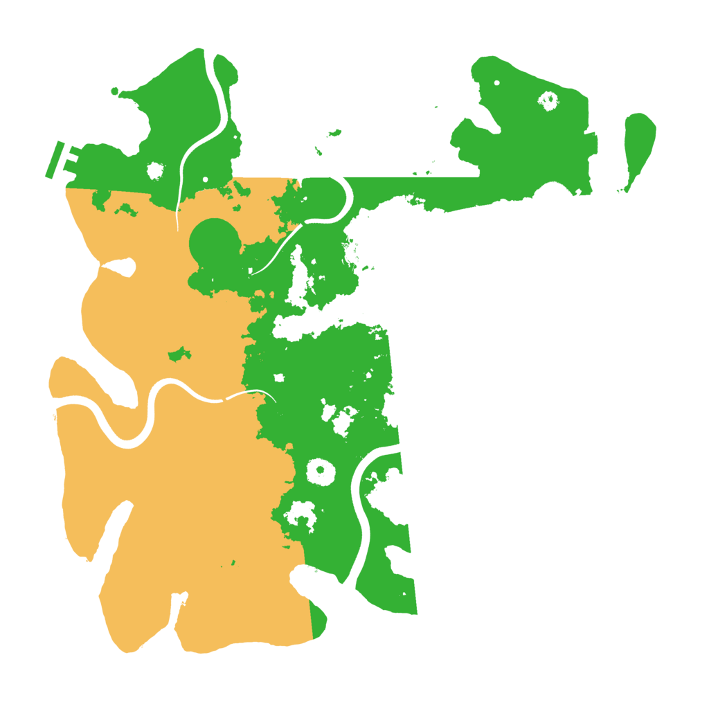 Biome Rust Map: Procedural Map, Size: 3750, Seed: 53533907