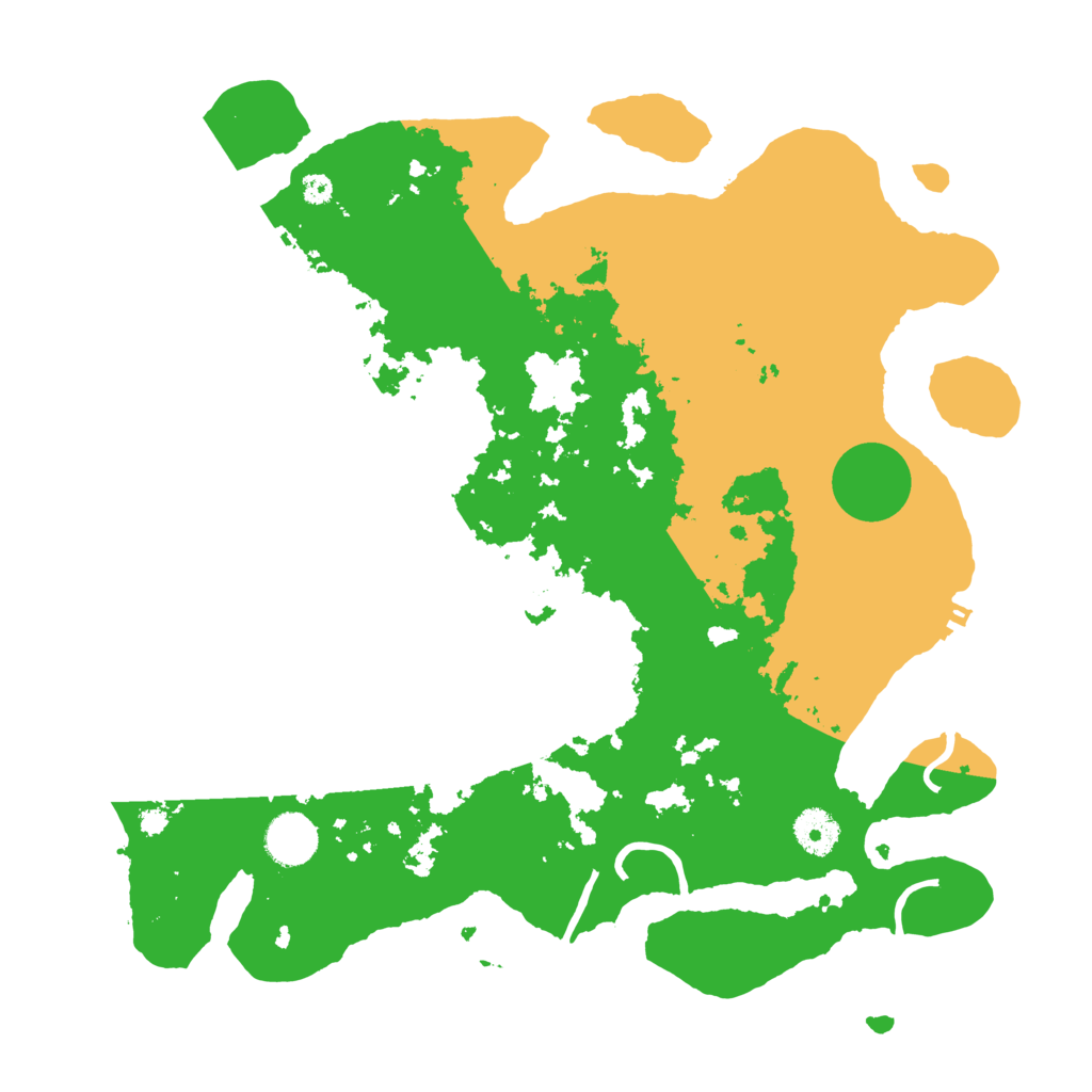 Biome Rust Map: Procedural Map, Size: 3650, Seed: 66981402