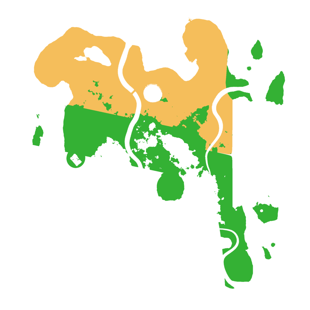 Biome Rust Map: Procedural Map, Size: 3000, Seed: 9468