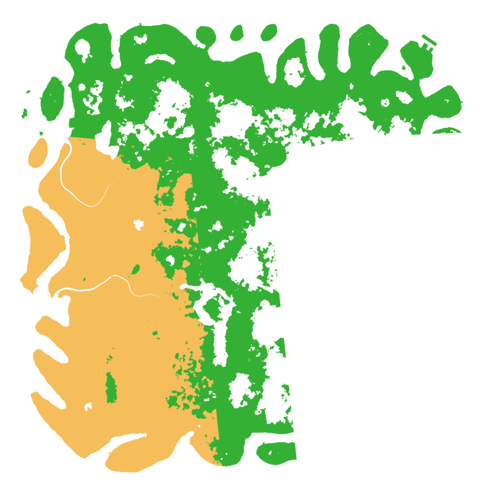 Biome Rust Map: Procedural Map, Size: 6000, Seed: 38435674