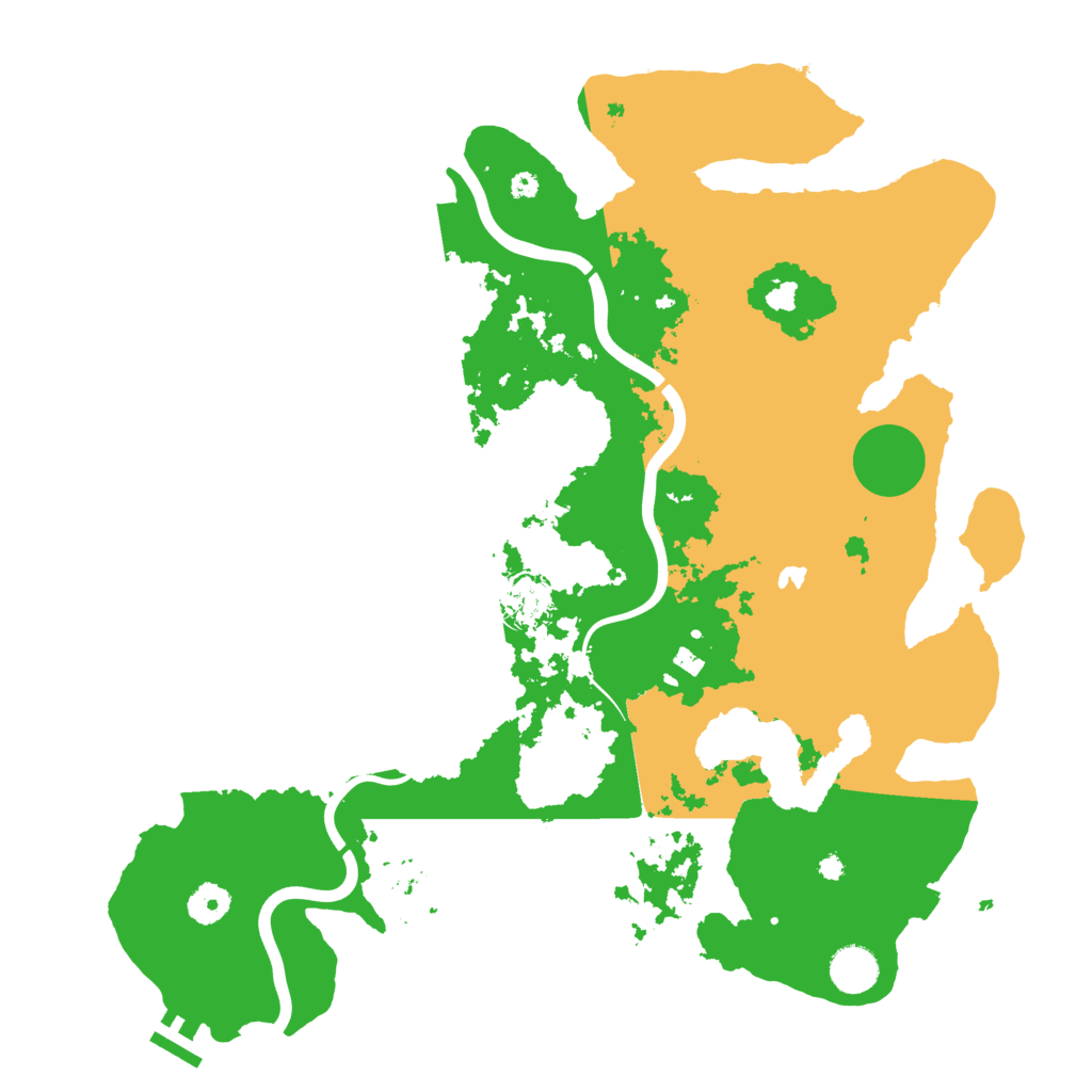 Biome Rust Map: Procedural Map, Size: 4000, Seed: 1235252275