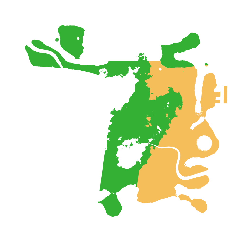 Biome Rust Map: Procedural Map, Size: 2800, Seed: 56356