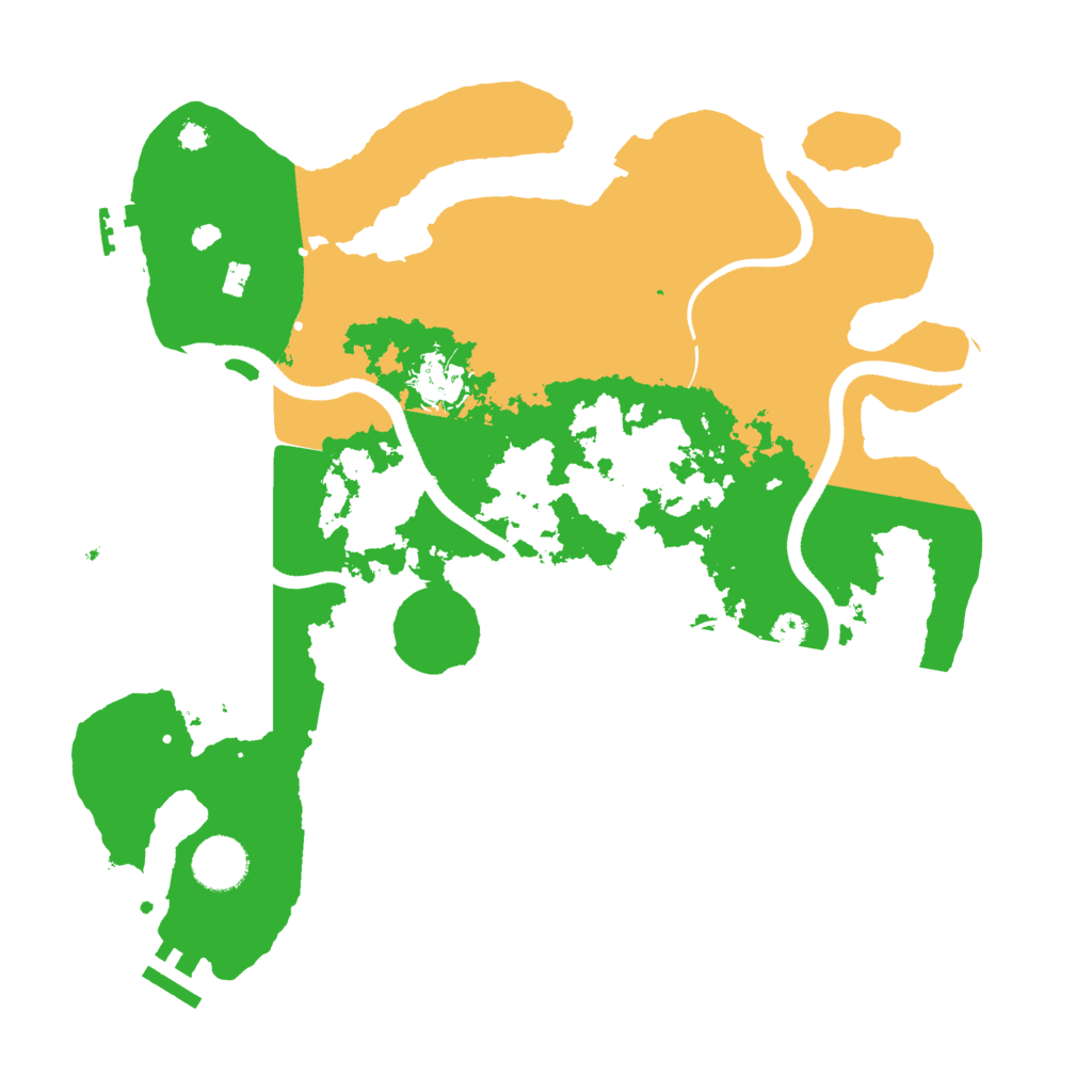 Biome Rust Map: Procedural Map, Size: 3500, Seed: 1094408200