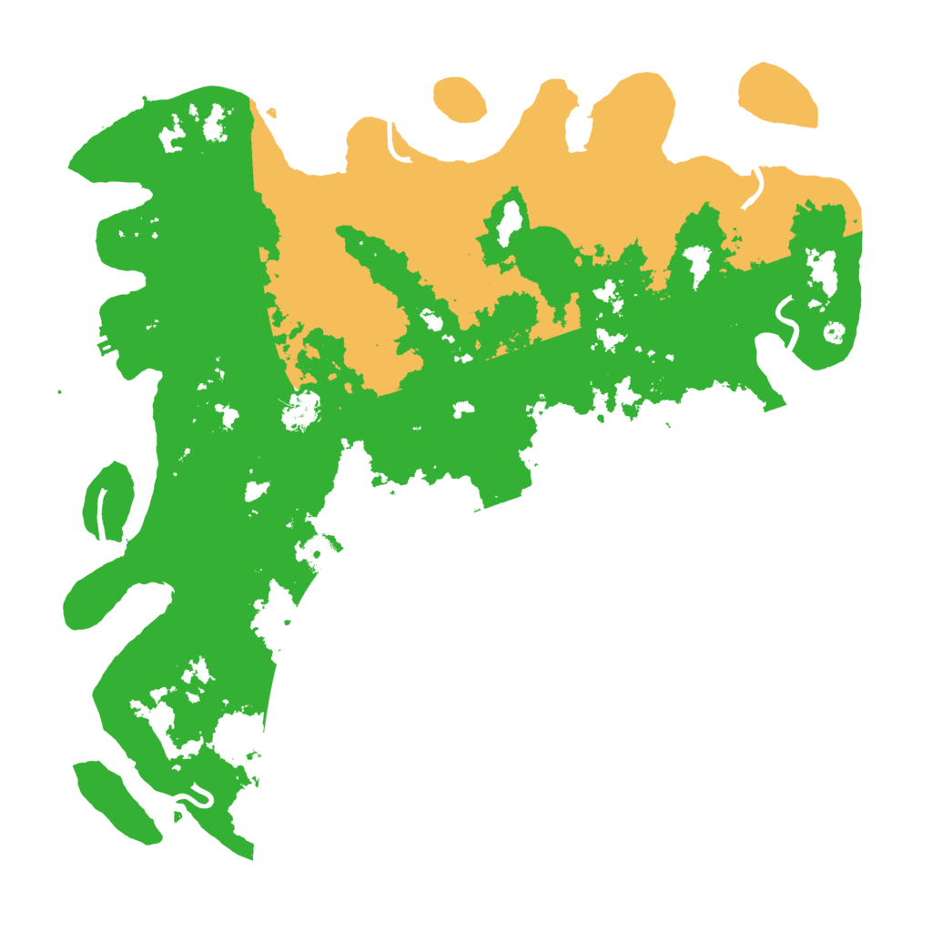 Biome Rust Map: Procedural Map, Size: 4400, Seed: 86939031