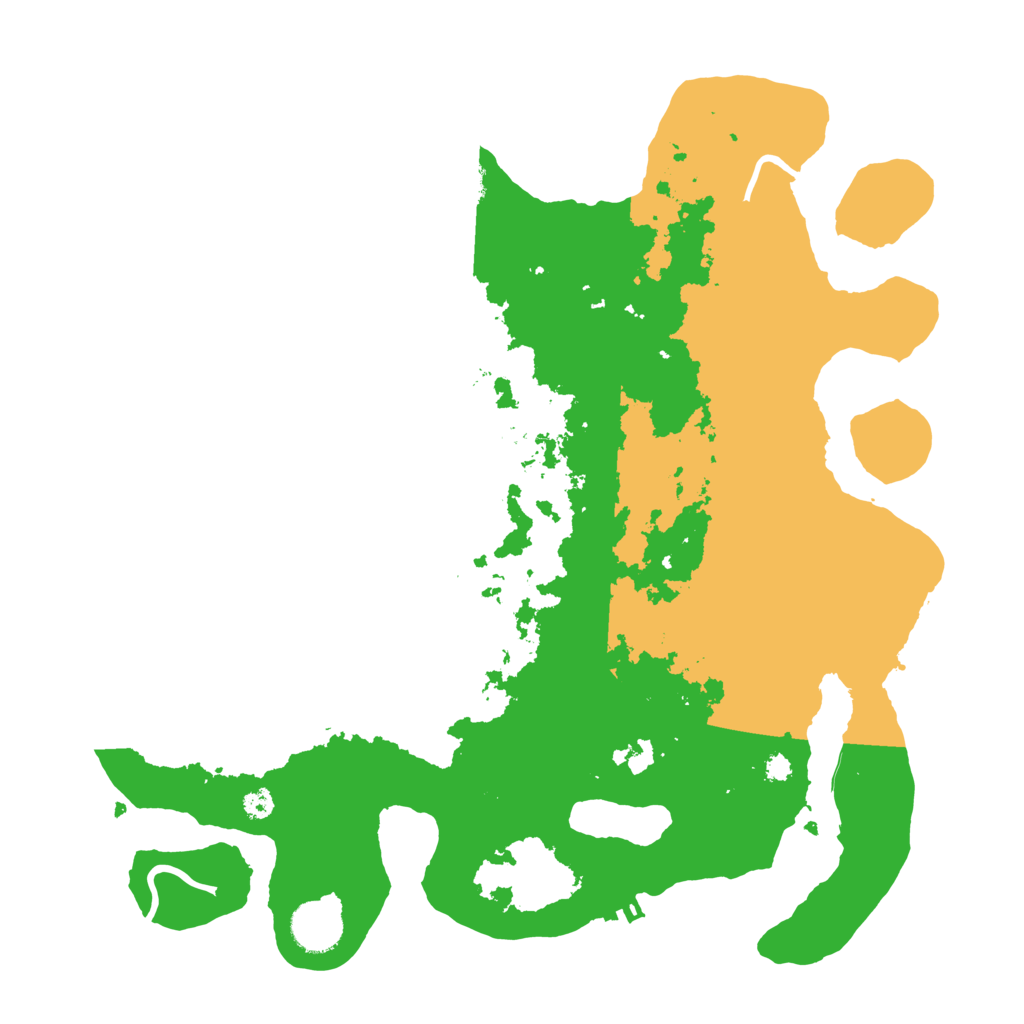 Biome Rust Map: Procedural Map, Size: 3500, Seed: 496854026