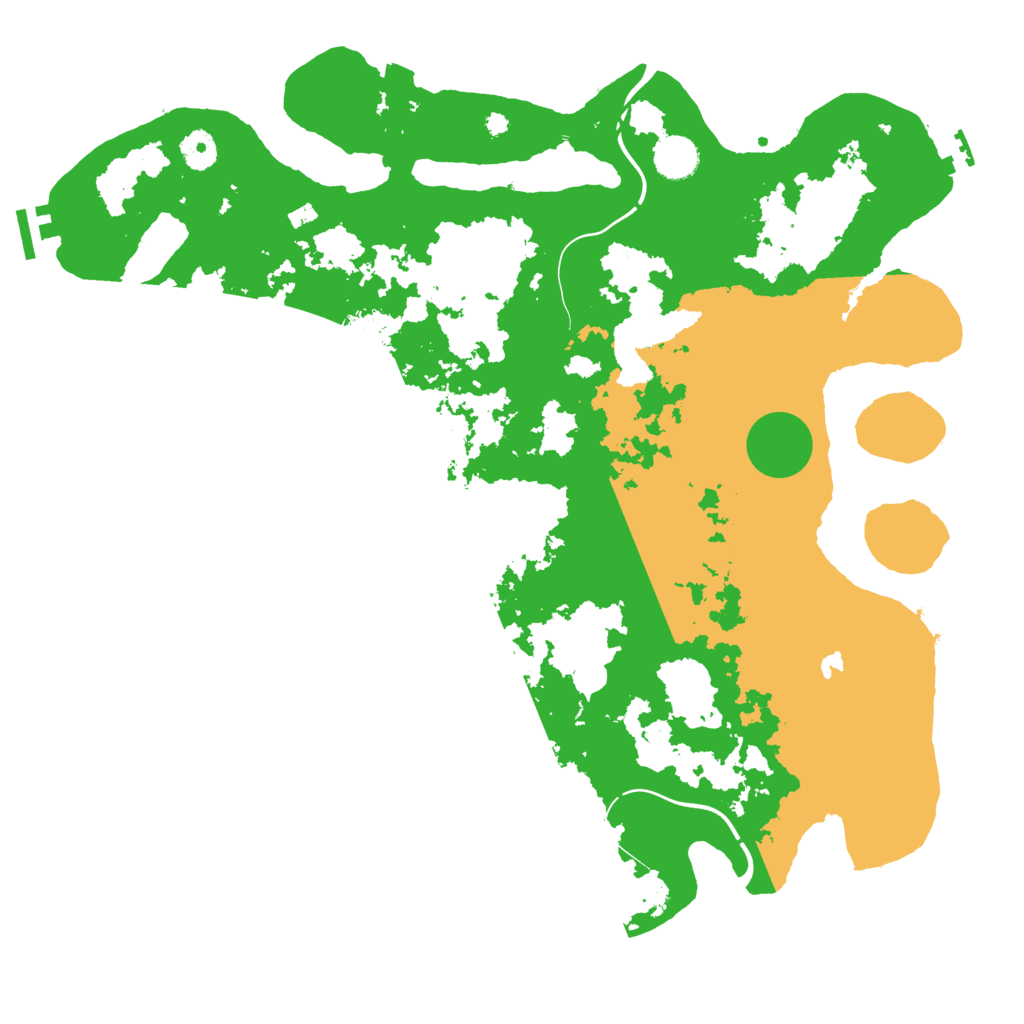 Biome Rust Map: Procedural Map, Size: 4100, Seed: 98239386