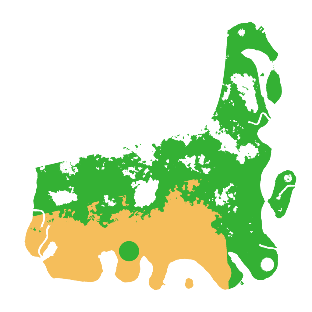 Biome Rust Map: Procedural Map, Size: 4100, Seed: 48917015