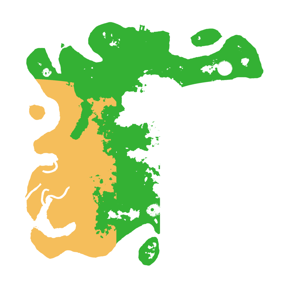 Biome Rust Map: Procedural Map, Size: 3500, Seed: 50216205