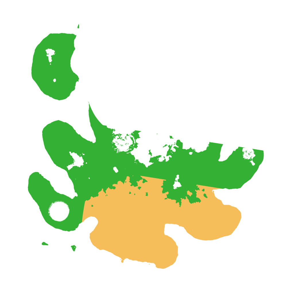 Biome Rust Map: Procedural Map, Size: 2600, Seed: 198237645