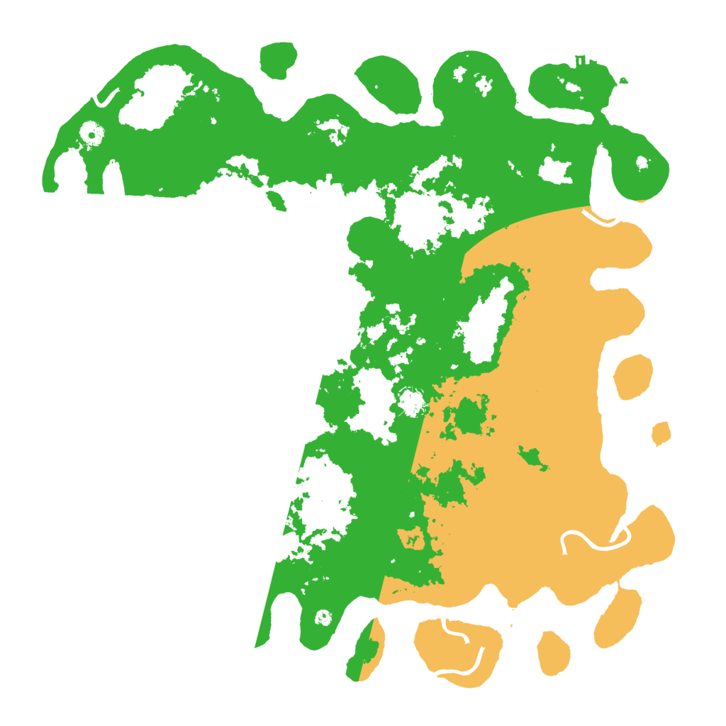 Biome Rust Map: Procedural Map, Size: 4500, Seed: 5100