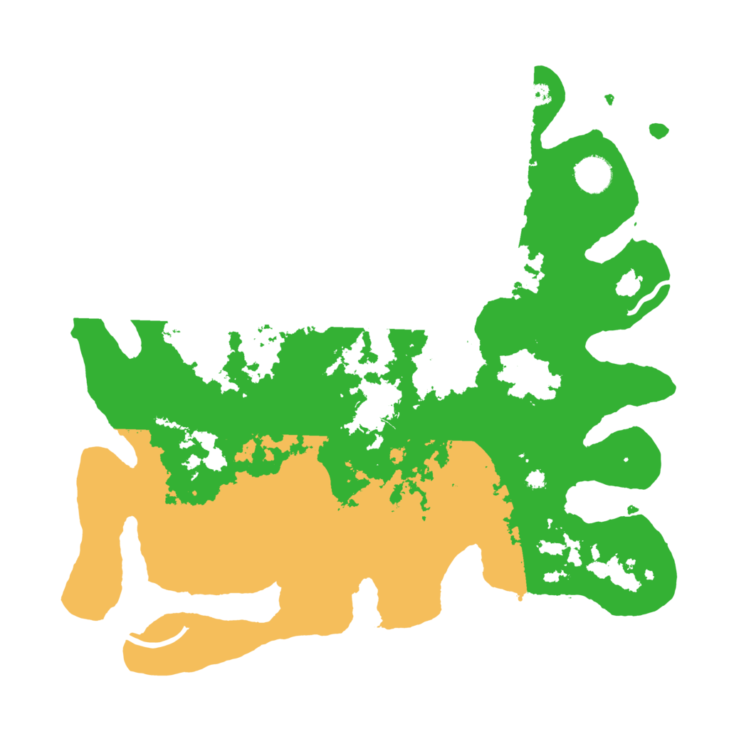 Biome Rust Map: Procedural Map, Size: 3500, Seed: 28643329