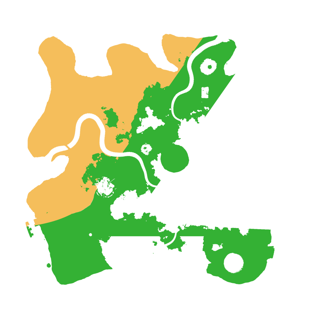 Biome Rust Map: Procedural Map, Size: 3000, Seed: 61883