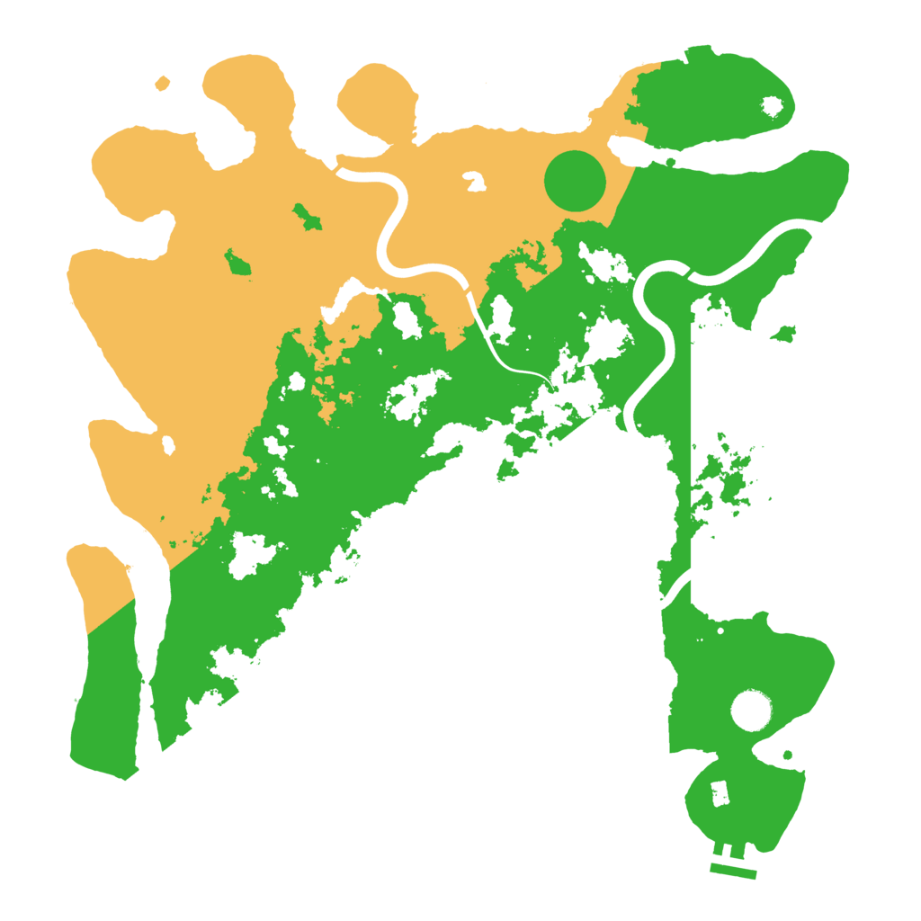 Biome Rust Map: Procedural Map, Size: 4000, Seed: 1579514750