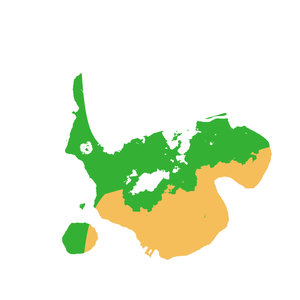 Biome Rust Map: Procedural Map, Size: 2500, Seed: 462704489