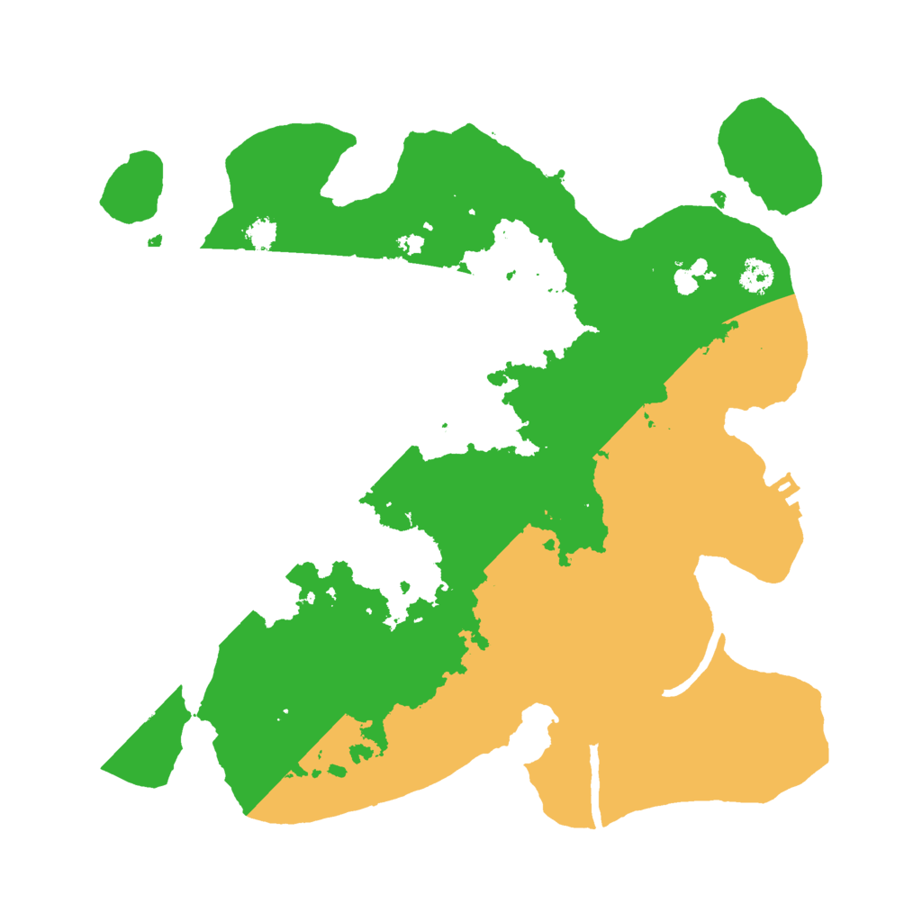 Biome Rust Map: Procedural Map, Size: 2800, Seed: 1244260524