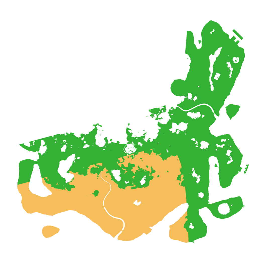 Biome Rust Map: Procedural Map, Size: 4000, Seed: 1896300812