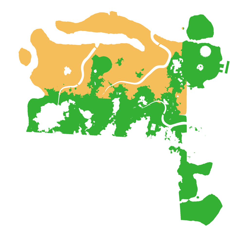 Biome Rust Map: Procedural Map, Size: 4000, Seed: 28600