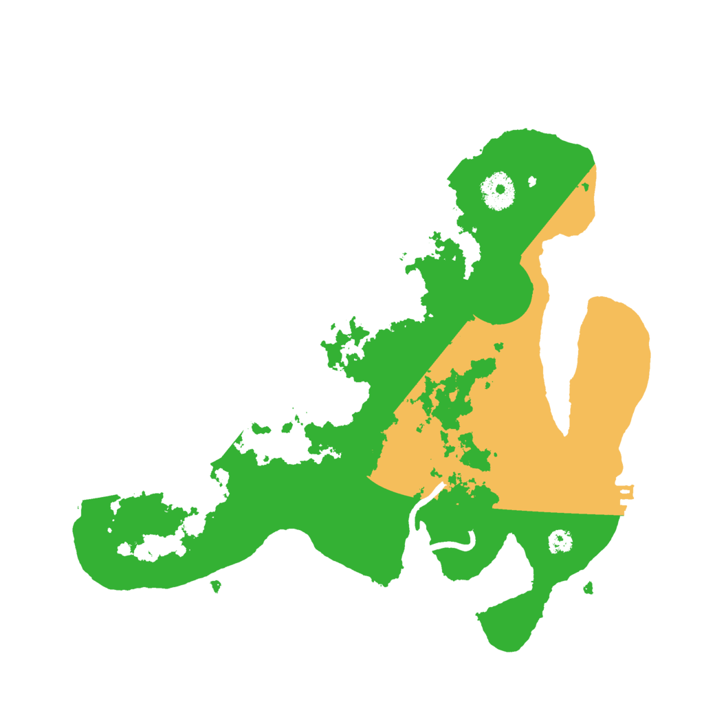 Biome Rust Map: Procedural Map, Size: 3000, Seed: 65134