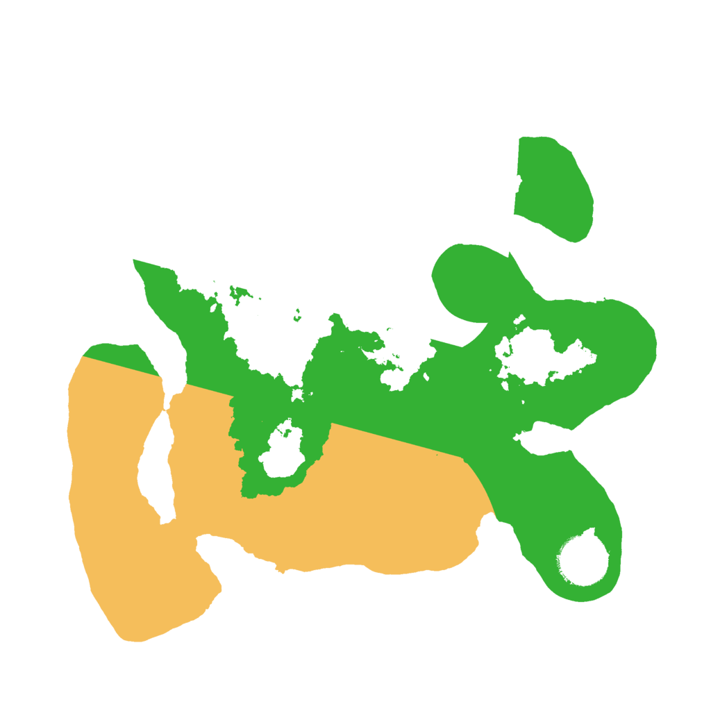 Biome Rust Map: Barren, Size: 2500, Seed: 345345