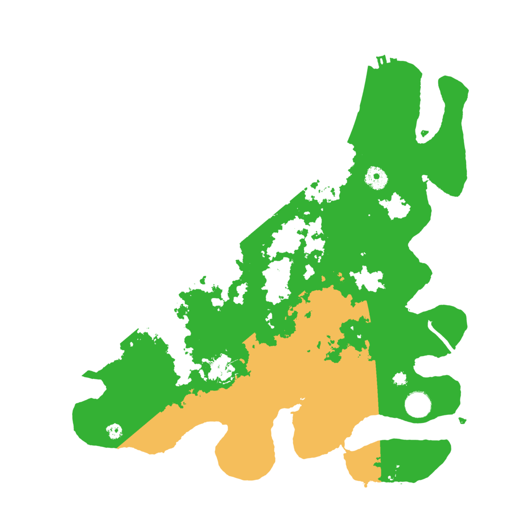 Biome Rust Map: Procedural Map, Size: 3500, Seed: 697687