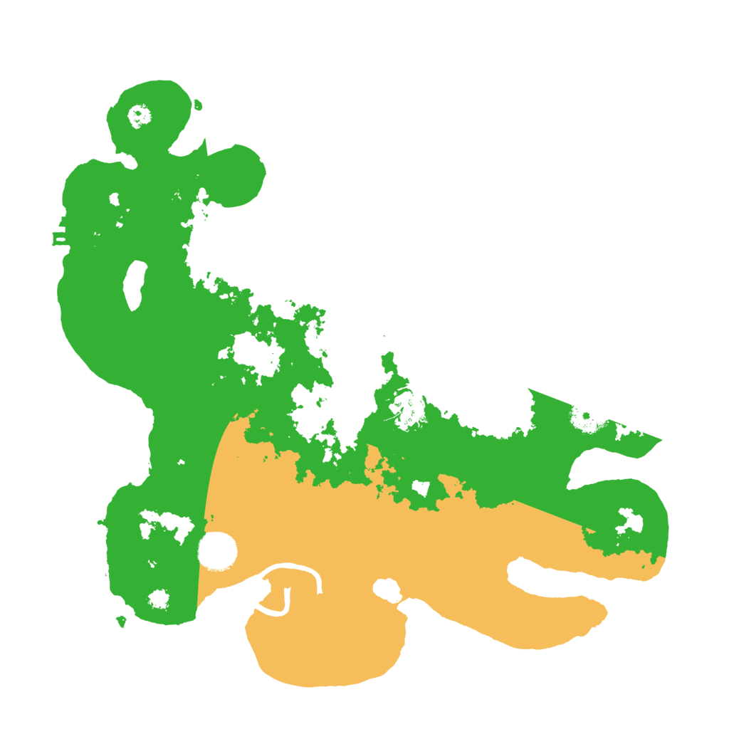 Biome Rust Map: Procedural Map, Size: 3300, Seed: 2038607833