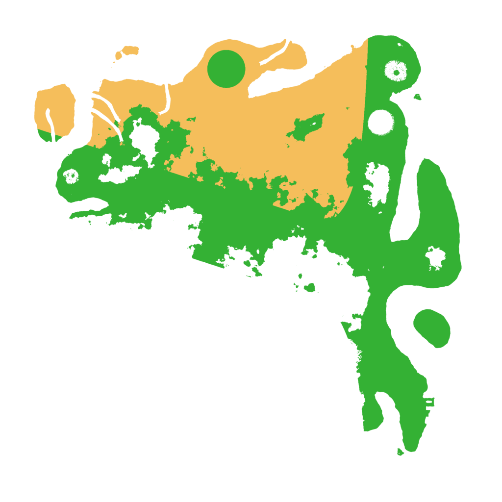 Biome Rust Map: Procedural Map, Size: 3500, Seed: 157763831