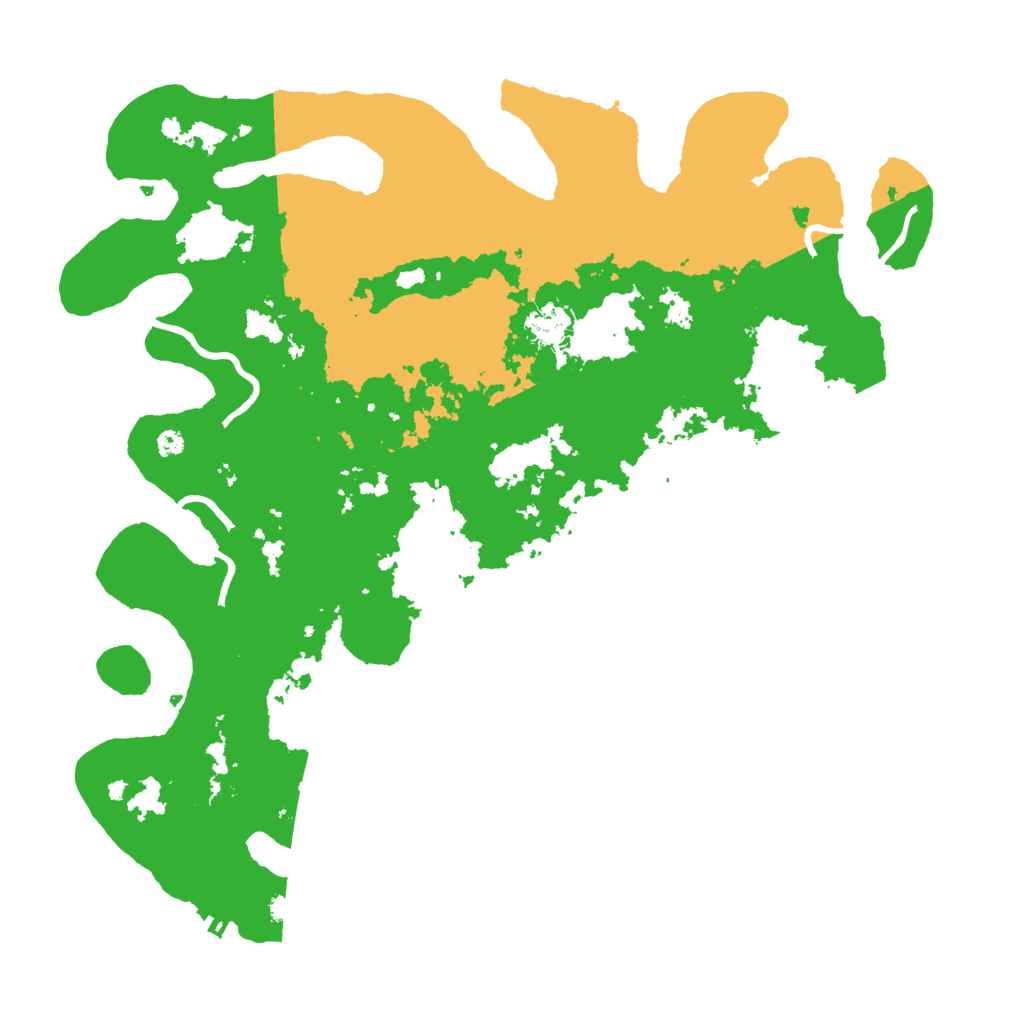 Biome Rust Map: Procedural Map, Size: 3950, Seed: 18805834