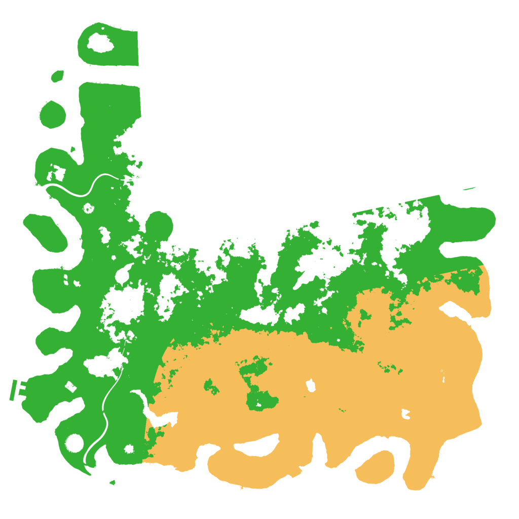 Biome Rust Map: Procedural Map, Size: 5000, Seed: 734122415