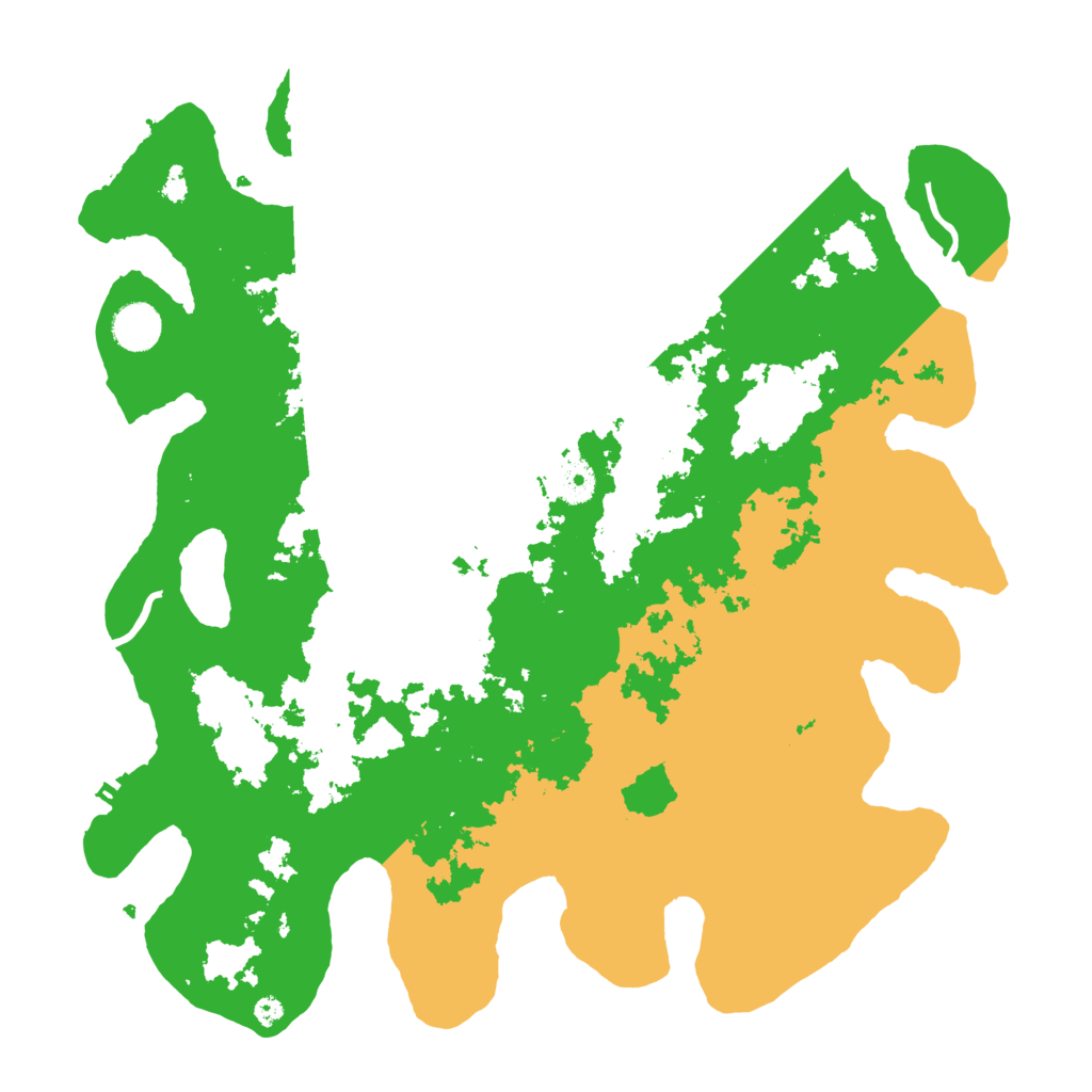Biome Rust Map: Procedural Map, Size: 3950, Seed: 88383314