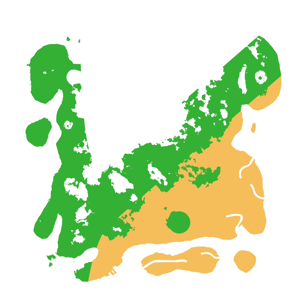 Biome Rust Map: Procedural Map, Size: 3600, Seed: 35197257