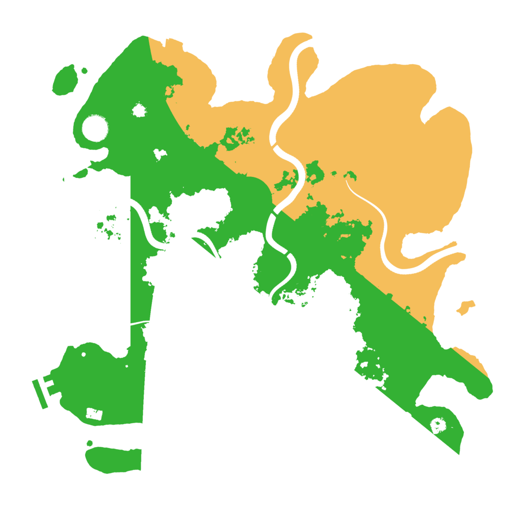 Biome Rust Map: Procedural Map, Size: 3500, Seed: 1644891793