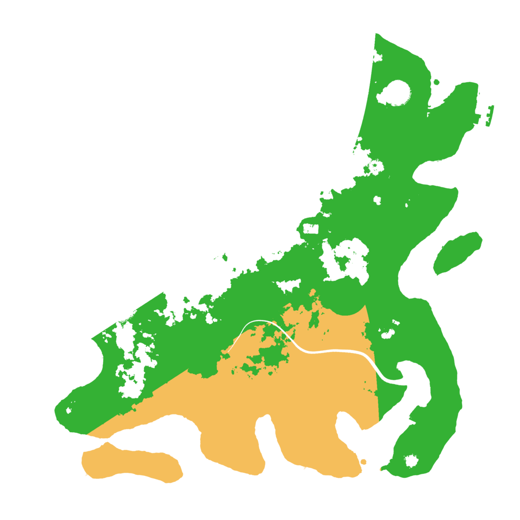 Biome Rust Map: Procedural Map, Size: 3650, Seed: 23713