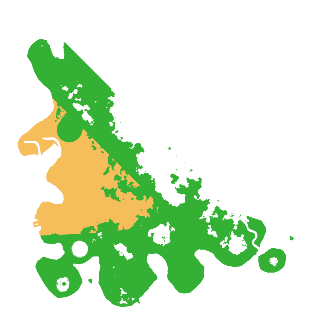Biome Rust Map: Procedural Map, Size: 3500, Seed: 96817619
