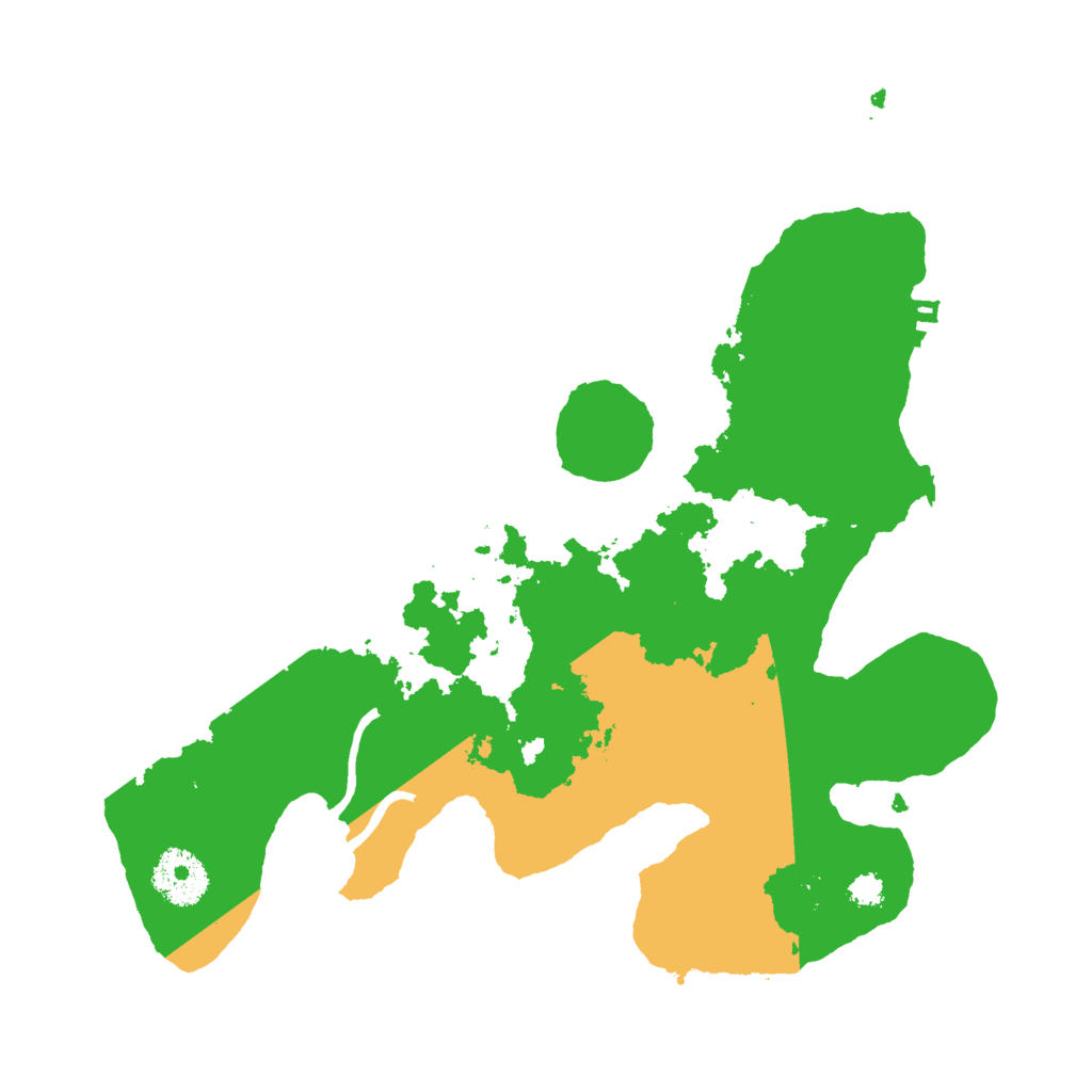 Biome Rust Map: Procedural Map, Size: 3000, Seed: 8172045